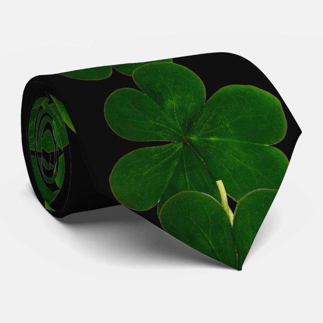 Irländskt Shamrock-mönster St Patrick's Day-helgda Slips (Rullad)