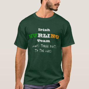 Irländskt slunga lag, alltid tre halva liter till t-shirt