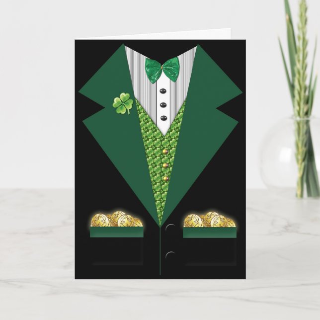 irländskt St patrick's day-kort Kort (Framsida)