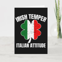 Irländskt temperament italiensk attityd St Patrick