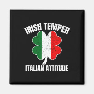 Irländskt temperament italiensk attityd St Patrick Magnet