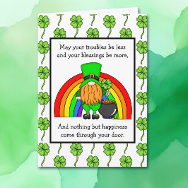 Irländskt välsignelse | Glad St Patrick's Day | G Kort