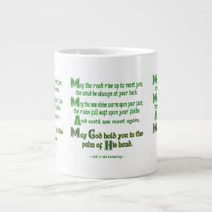 Irländskt välsignelse May the Road Rise to Meet Yo Jumbo Mugg