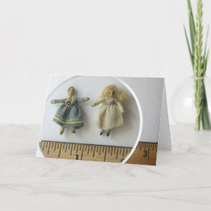 Irma Park Dolls Greeting Card - tomt Kort