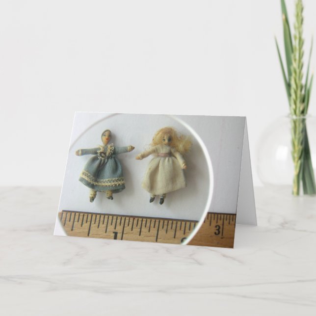 Irma Park Dolls Greeting Card - tomt Kort (Framsida)