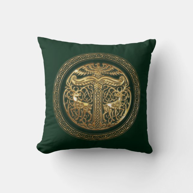 Irminsul Asatru motiv Kudde (Framsida)