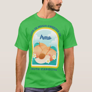 Irmo South olina SC Peach Tourist Souvenir T Shirt