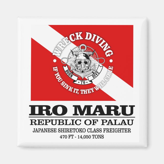 Iro Maru (bästa vrak) Magnet (Framsidan)