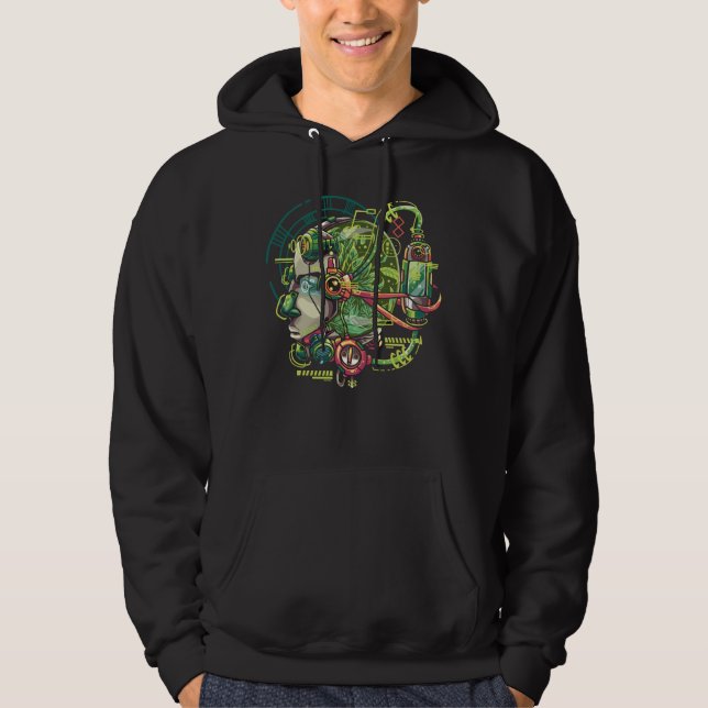 IRobot Go Green Hoodie (Framsida)