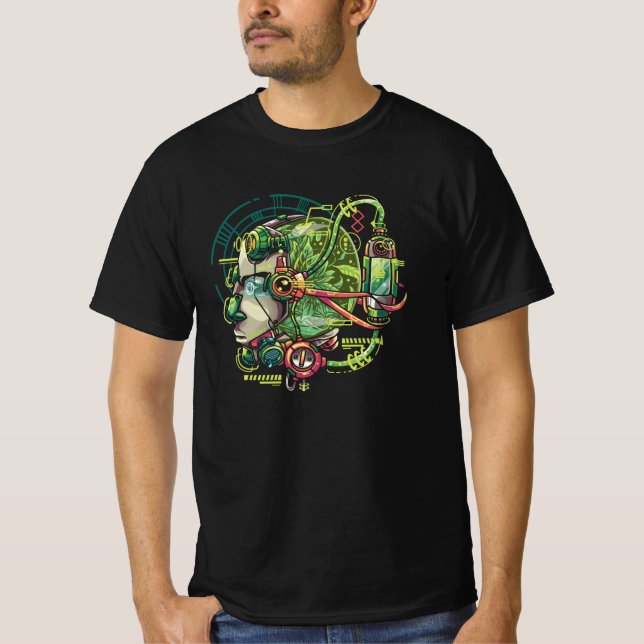 IRobot Go Green T Shirt (Framsida)