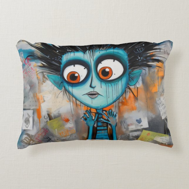 Irodovix Inkwell måndag morgon stollig Prydnadskudde (Framsidan)