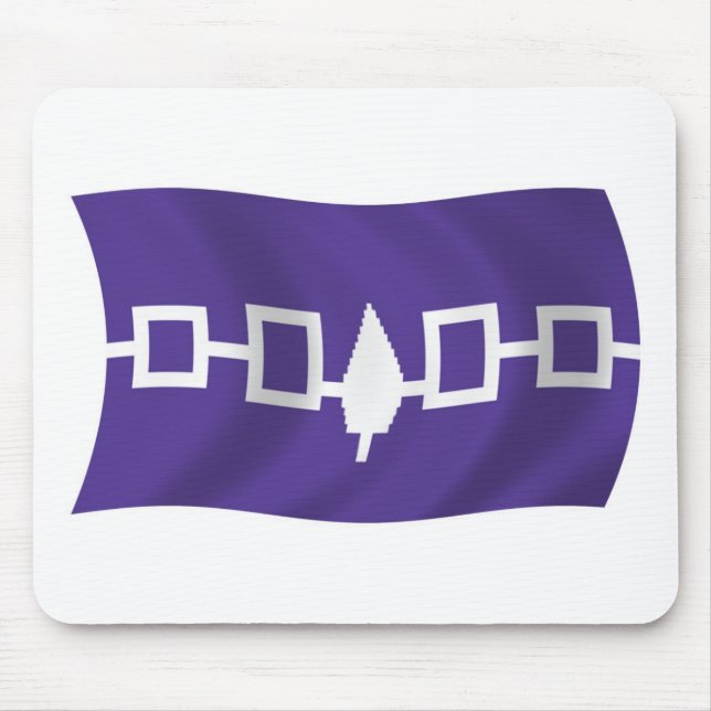 Irokesförbundets Flagga Musmatta (Framsidan)