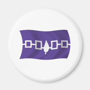 Irokesförbundets flaggmagnet magnet