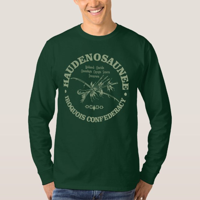Irokvois Confederacy (Haudenosaunee) T Shirt (Framsida)