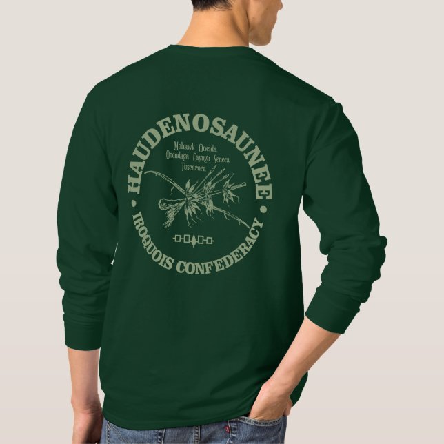 Irokvois Confederacy (Haudenosaunee) Tee Shirt (Baksida)