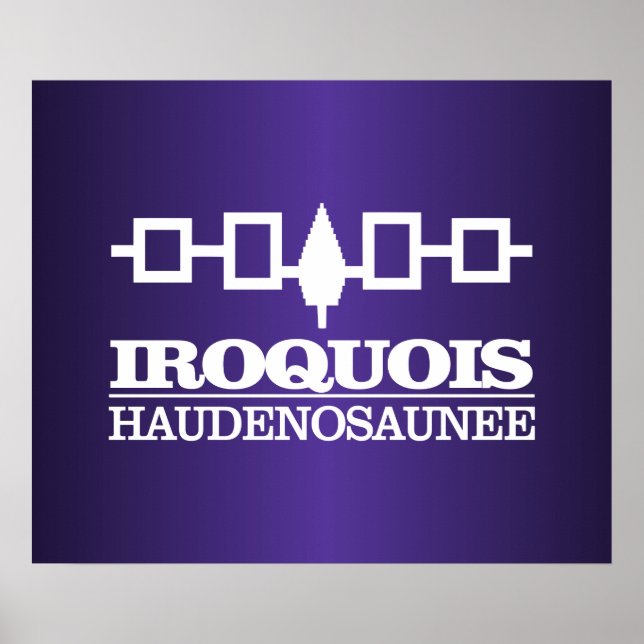 Irokvois (Haudenosaunee) Poster (Framsidan)