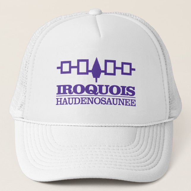 Irokvois (Haudenosaunee) Truckerkeps (Framsida)