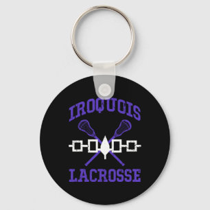 Irokvois Lacrosse Lax Sticks Iroquis Nation Flagga Nyckelring