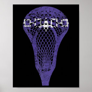 Irokvois Lacrosse Nation Flagga Lax Tee Premium Poster