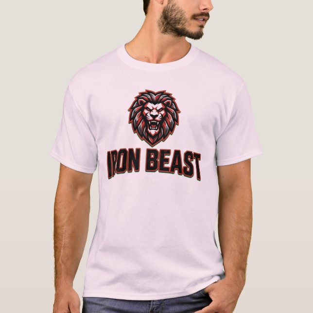 Iron Beast Gym Logotyp Tröja för träning (Framsida)