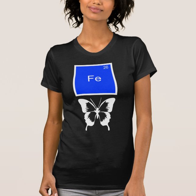Iron Butterfly Element Pun T-Shirt (Framsida)