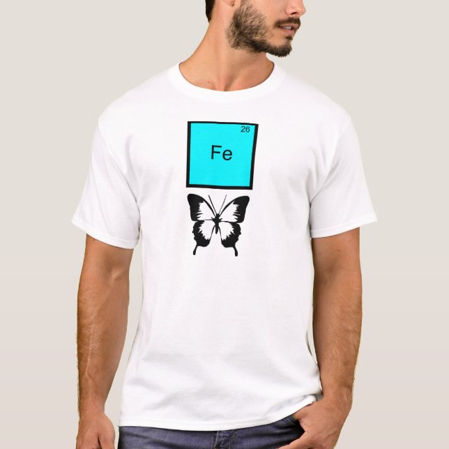 Iron Butterfly Element Pun T-Shirt (Framsida)