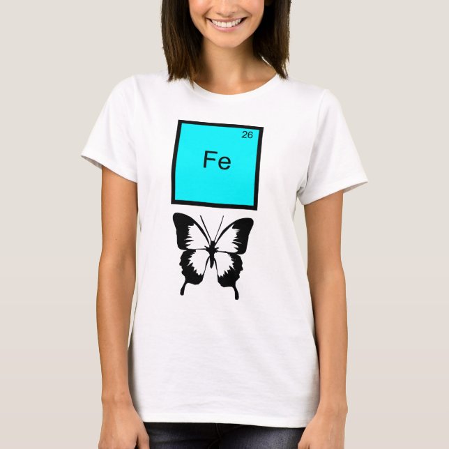 Iron Butterfly Element Pun T-Shirt (Framsida)