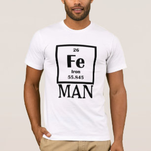 Iron Fe Iron Man Tröja - Periodiska Systemet Humor