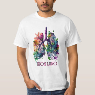 Iron Lung Art – Artistic Lung Illustration with Fl T Shirt