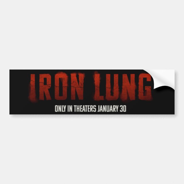 IRON LUNG BUMPERSTICKER BILDEKAL (Framsidan)
