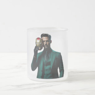 Iron Man dör aldrig Frostad Glasmugg