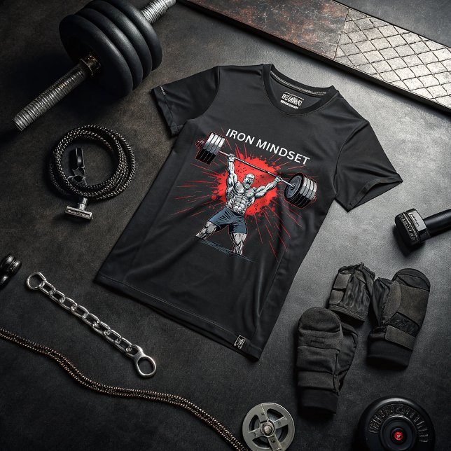 Iron Mindset Gym T-Shirt – Motiverande träning (Skapare uppladdad)