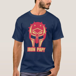iron_papy_casque_armure_ironpapy_cask_medieval t shirt
