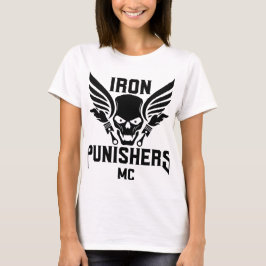 Iron Punishers Logotyp Kortärmad T-Shirt Kvinnor 3