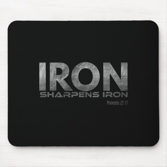 Iron Sharpens Iron  Musmatta (Framsidan)