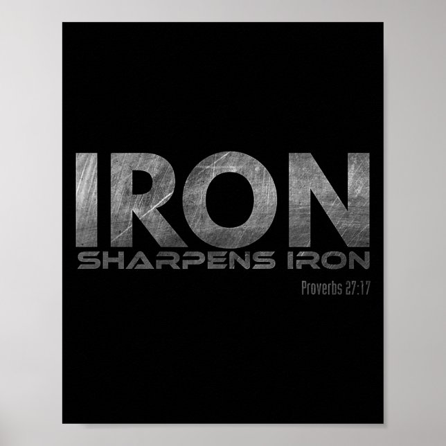 Iron Sharpens Iron  Poster (Framsidan)