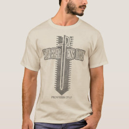 Iron skärper Iron Kristet Phi Rho-design T Shirt