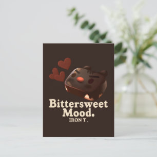 Iron T Bittersweet Mood: Mörk chokladkakskonst Meddelande Vykort
