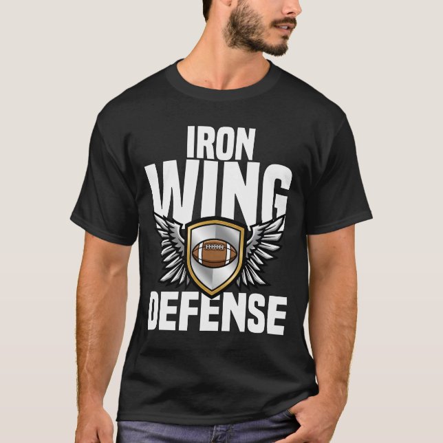 IRON WING DEFENSE - PHILADELPHIA FOOTBALL T SHIRT (Framsida)