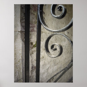 Iron Work Gate - Close Up Poster