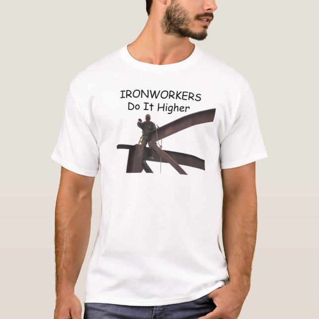 Ironarbetare Högre T-sjöfart T Shirt (Framsida)