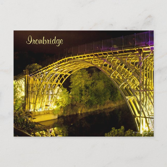 Ironbridge i Lights vykort (Framsida)