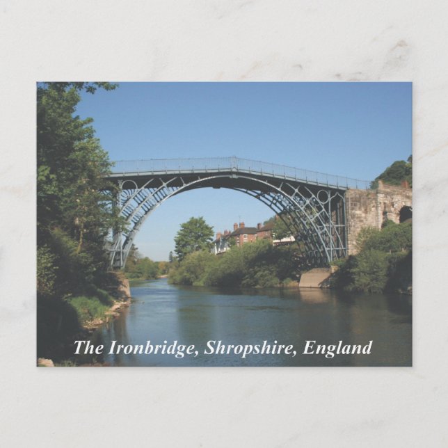 Ironbridge Shropshire Vykort (Framsida)