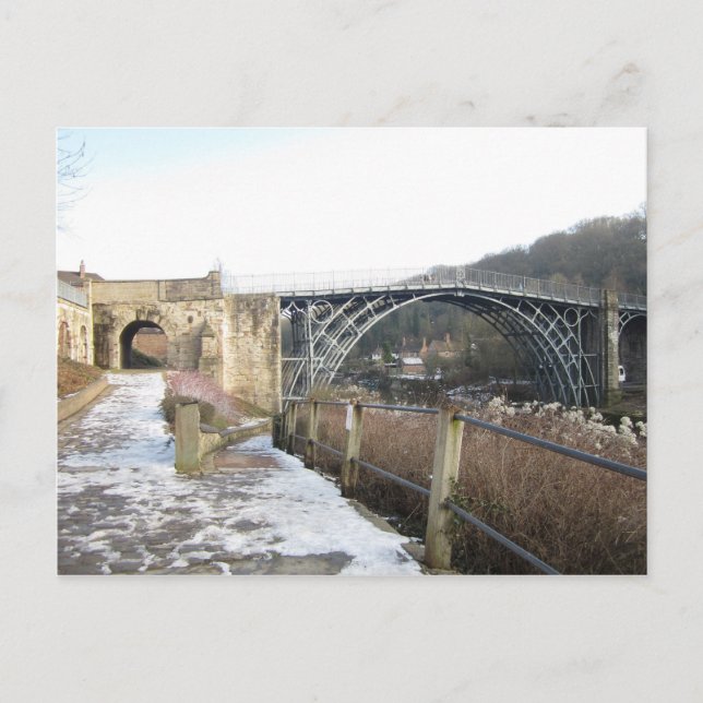 Ironbridge, Telford, Shropshire, Förenade kungarik Vykort (Framsida)