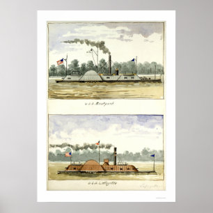 Ironclad Eastport by D.M.N. Stouffer 1864 Poster