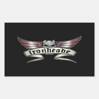 Ironheade Sticker Rektangulärt Klistermärke