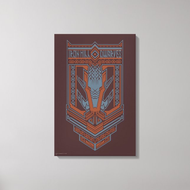 Ironhill Dwarves Shield Icon Canvastryck (Framsida)