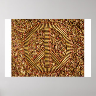 Ironi, fredstecken, kulor, ammunition poster