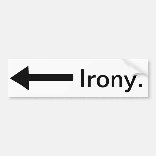 Ironi till den vänstra bildekalet bildekal (Framsidan)