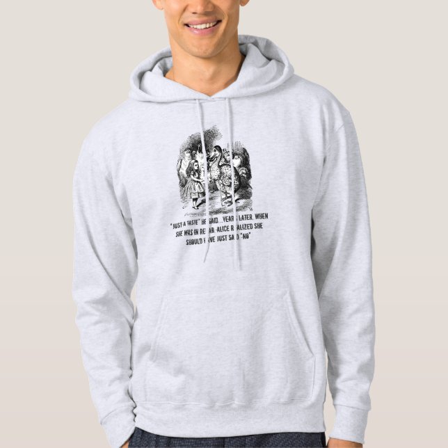 Ironic Alice (i underlandet) Rehab Hoodie (Framsida)